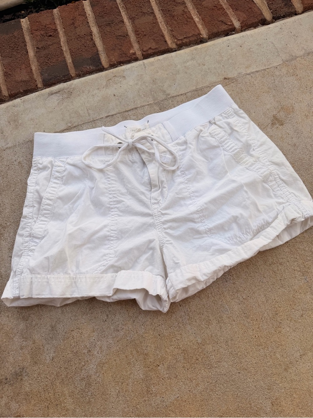 Lou & Grey White Shorts, 100% Cotton, Lightweight Summer Short 🤍